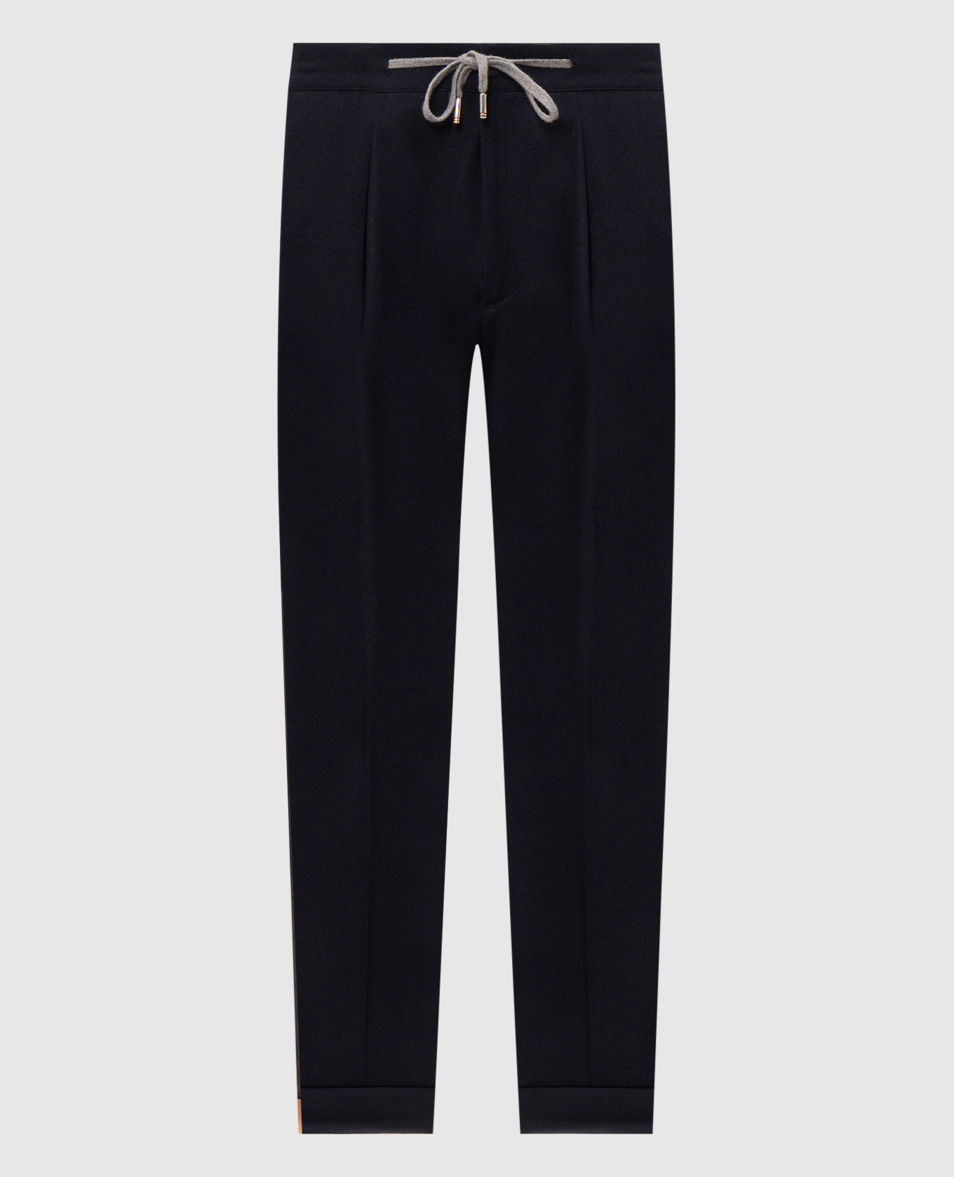 Blue wool pants