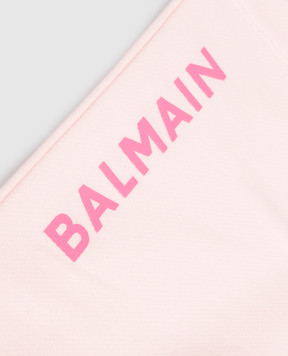 Balmain Children's pink sweatpants BZ6A30Z3183610