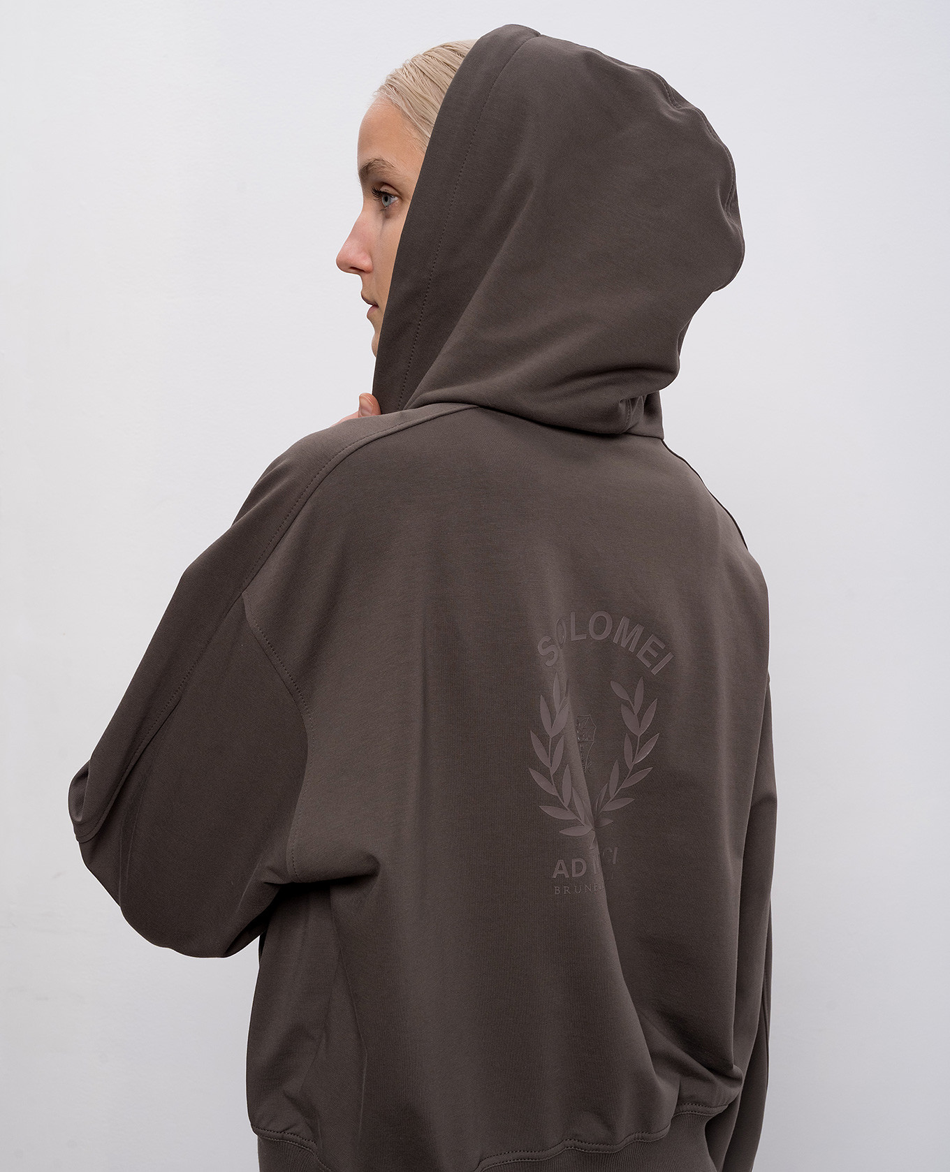 

Brown sports jacket with print Brunello Cucinelli