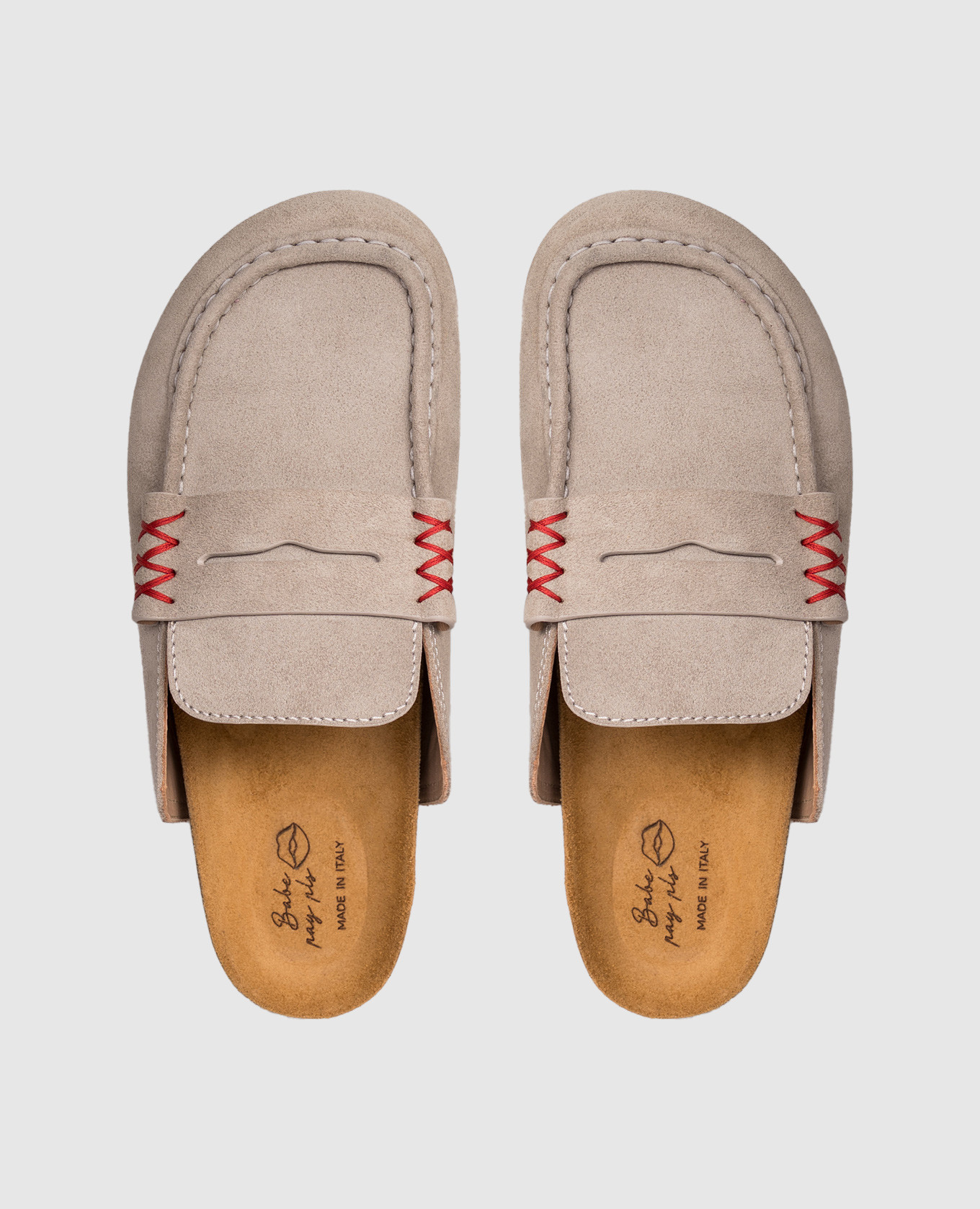 

Gray suede mules Babe Pay Pls, Grey