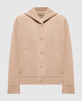 Max Mara Weekend RIDENTE beige cropped coat with wool WKDRIDENTE