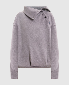 Max Mara Sportmax AEROSI grey melange sweatshirt SPXAEROSI