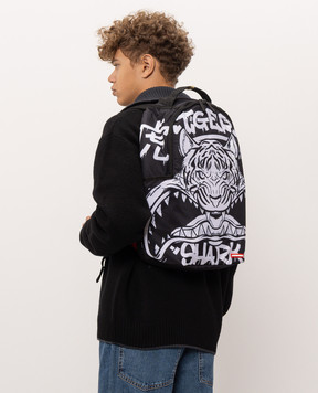 Sprayground Children's black backpack TIGER SHARK PARK 910B7551NSZ