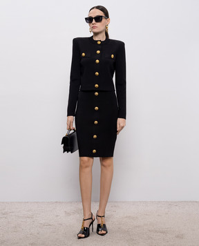 Balmain Black cardigan GF1KL000KJ43