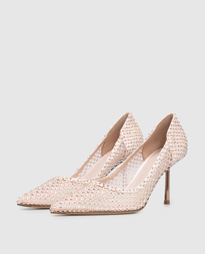 Le Silla Pink GILDA shoes with crystals 4270C080BMPPSAS