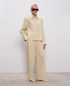 Jil Sander Yellow wool shirt J01DL0179J40171