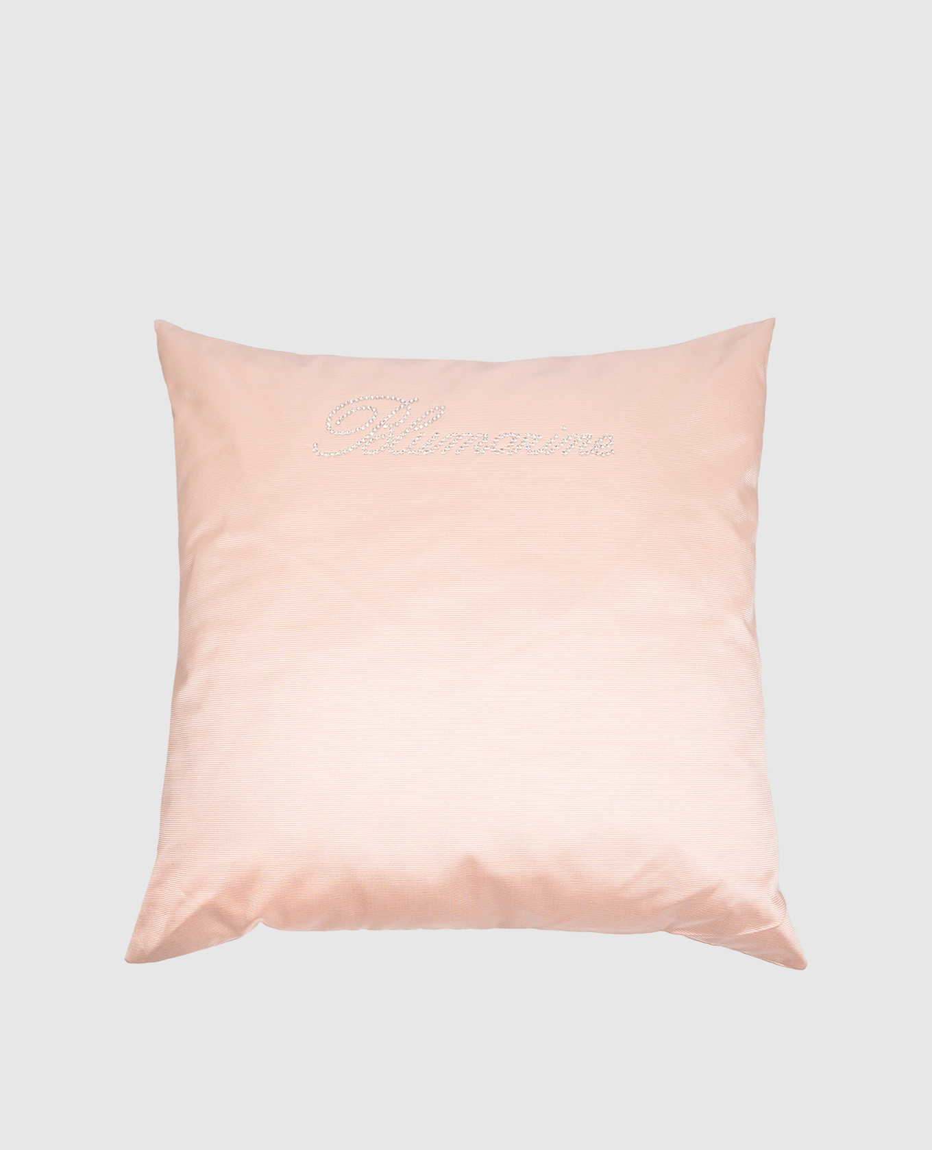 Pink Note Blue decorative pillow with Swarovski crystals