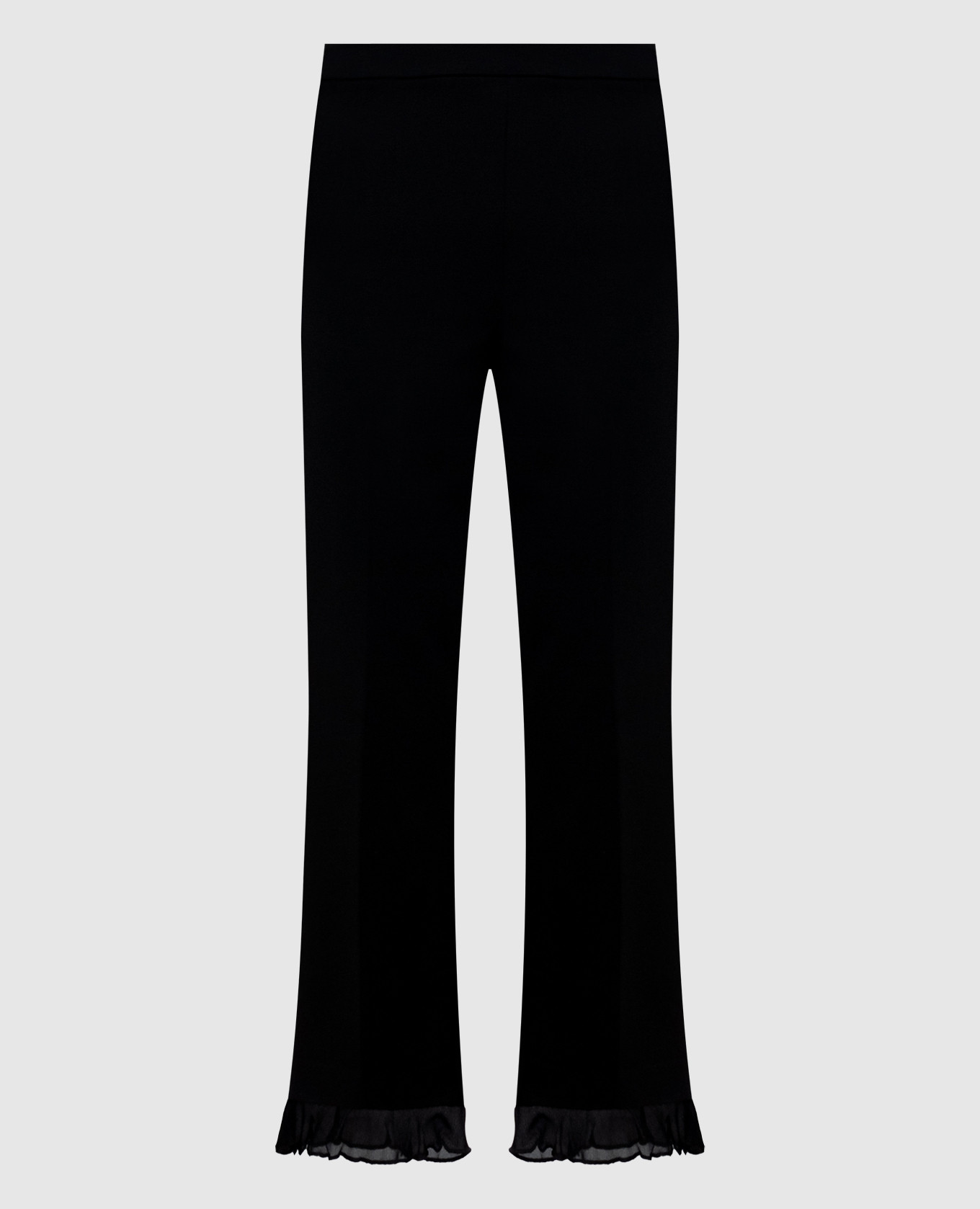 Black pants with ruffles Twinset