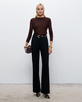JOSEPH Brown Geras cashmere jumper JF009900