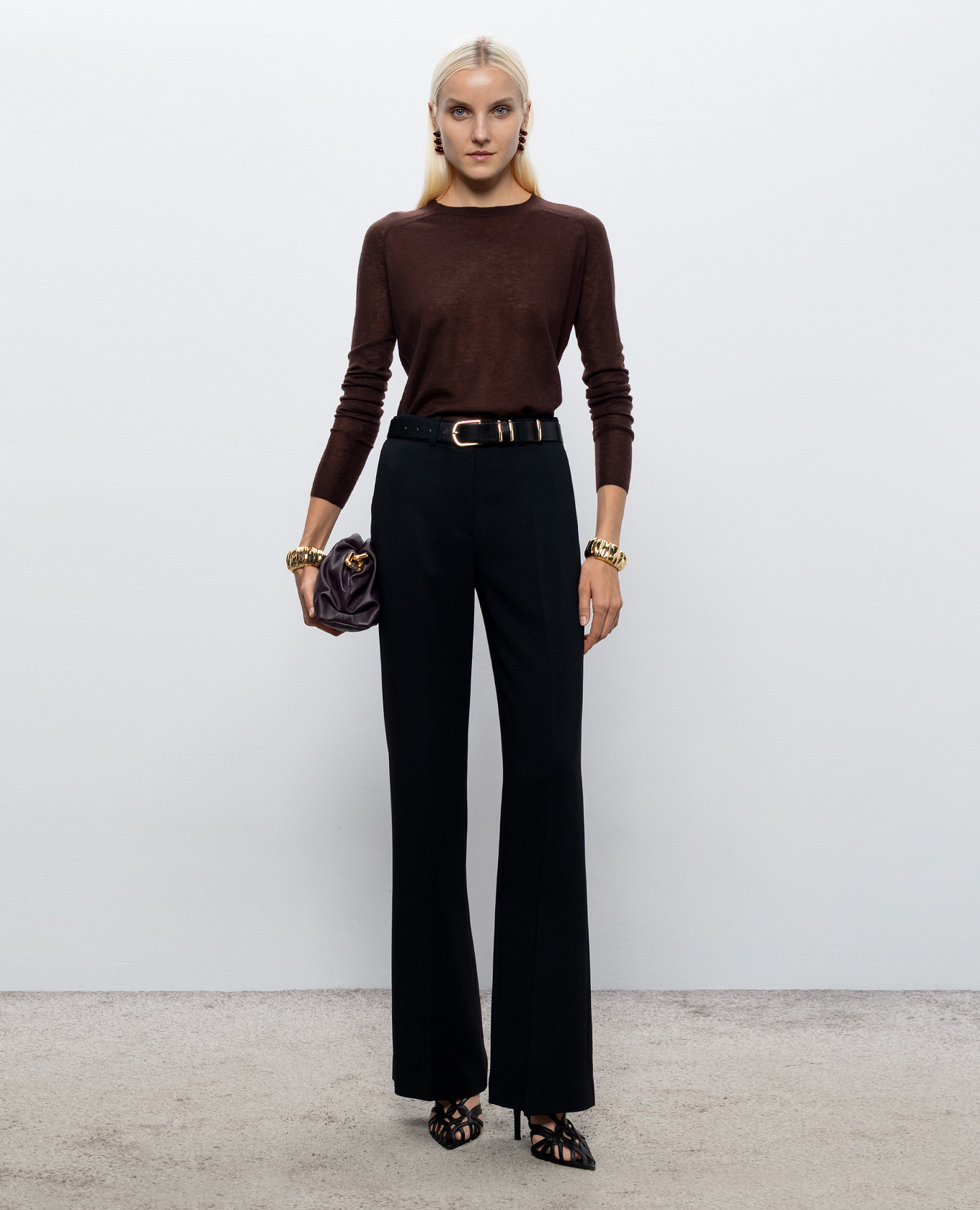 Brown Geras cashmere jumper JOSEPH 2