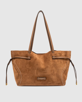 Gianni Chiarini Violette brown suede tote bag BS11285CMPL