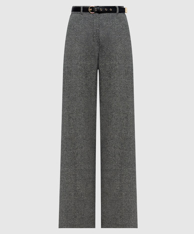 GIOIA gray wool pants