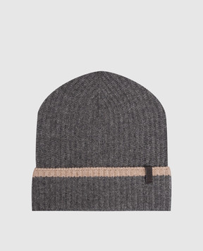 Brunello Cucinelli Gray cashmere hat M12504979
