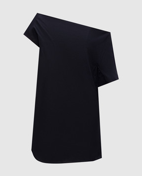Calcaterra Black one-shoulder top T407