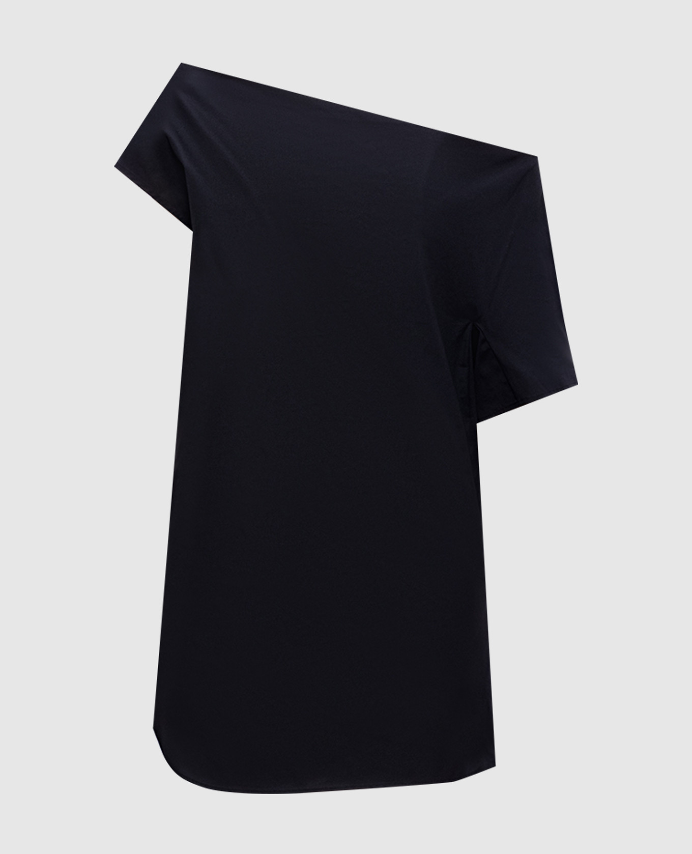 Black one-shoulder top