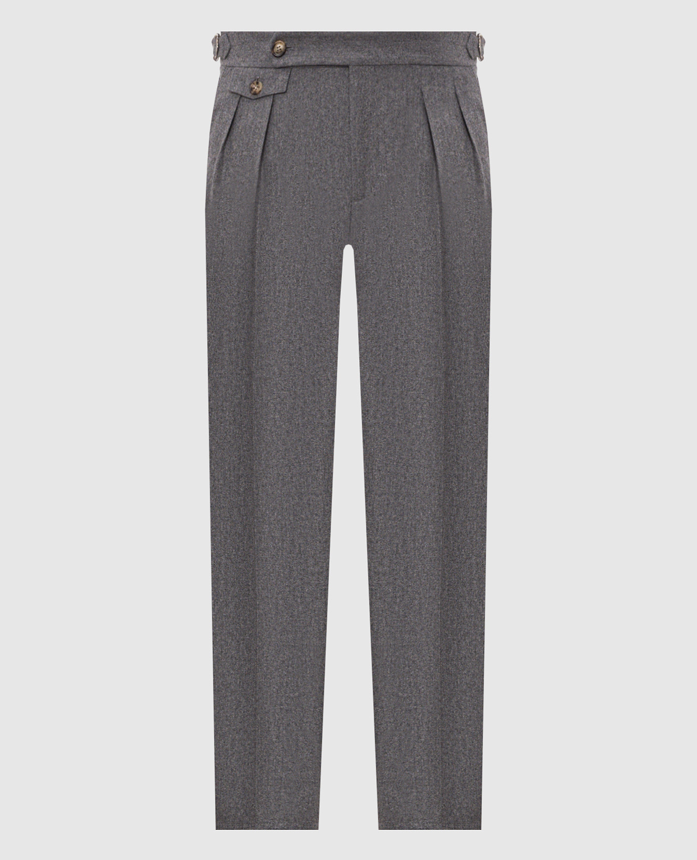 Gray wool pants