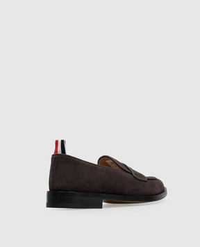 Thom Browne Brown suede loafers FFF182AL0037
