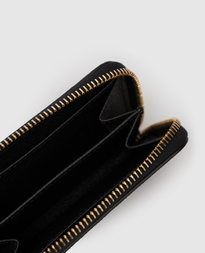Valentino Black leather wallet with logo 8W2P0AY3SNP