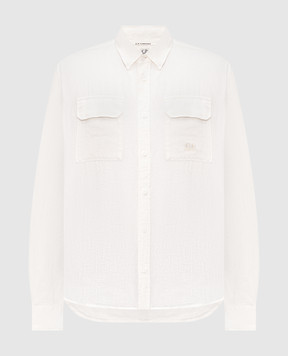 C.P. Company Ivory linen shirt MSH274A110533G