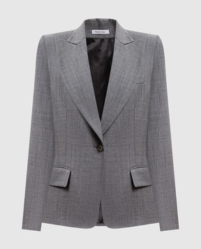 Alexander McQueen Gray wool jacket 865380QJAEE