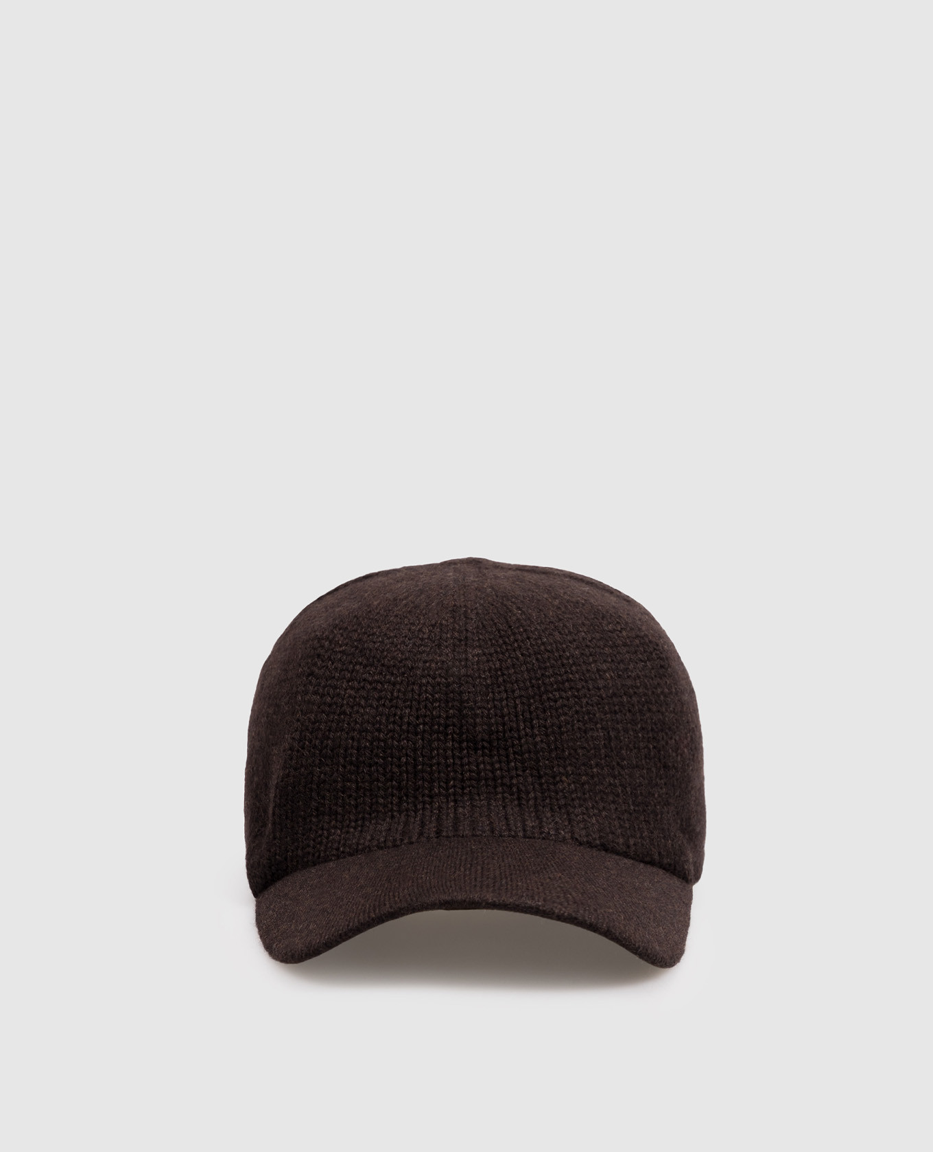 Dark brown Bufera cashmere cap