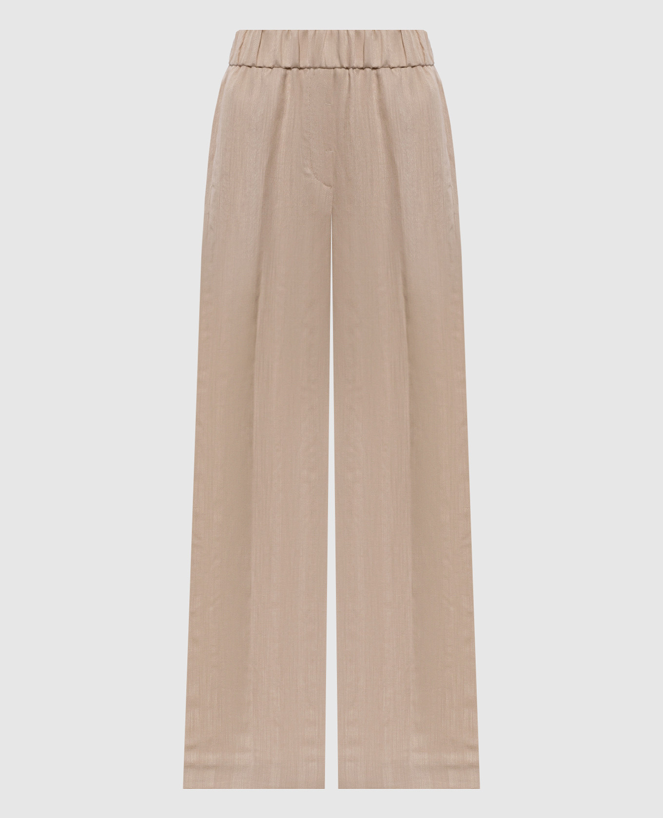 

Beige linen pants Peserico