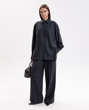 Carven Gray wool shirt 6262K21150