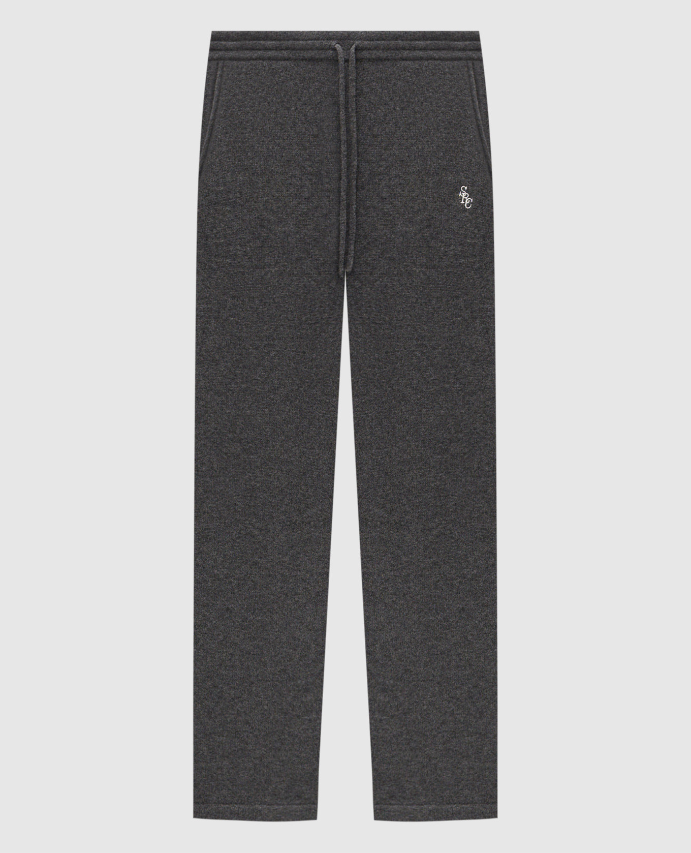 

Grey SRC cashmere and wool trousers Sporty & Rich