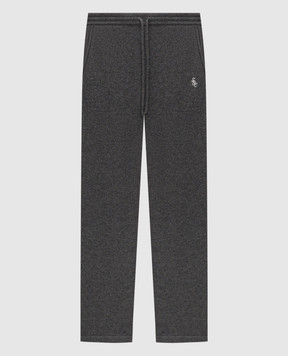 Sporty & Rich Grey SRC cashmere and wool trousers PA05962302GY04