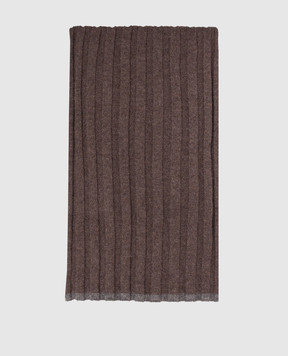 Brunello Cucinelli Brown cashmere scarf M2240819