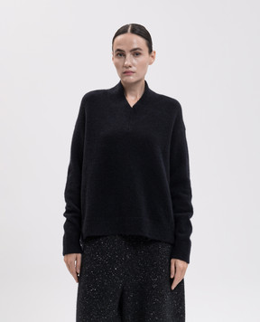 BOBOUTIC Navy blue sweater with wool 5152