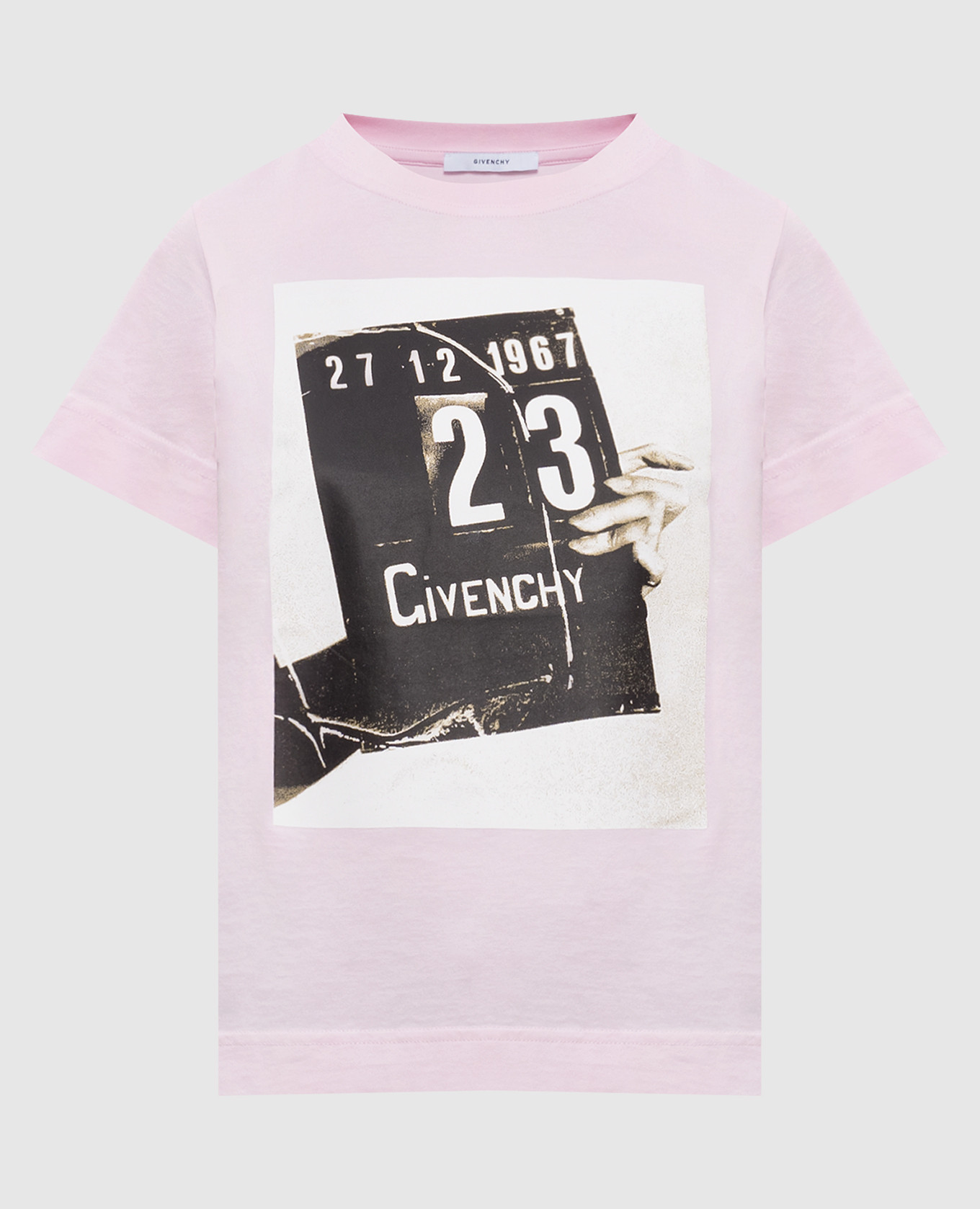 

Pink T-shirt with print Givenchy