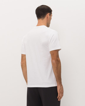 Sporty & Rich White T-shirt with logo print TO11984300WH01