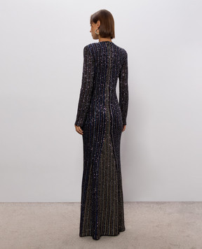 Missoni Black maxi dress with sequins DS26WG0SBK01KR