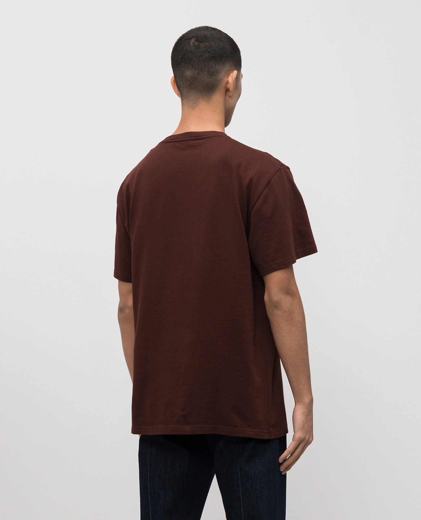 Brown T-shirt with logo Alexander McQueen 4