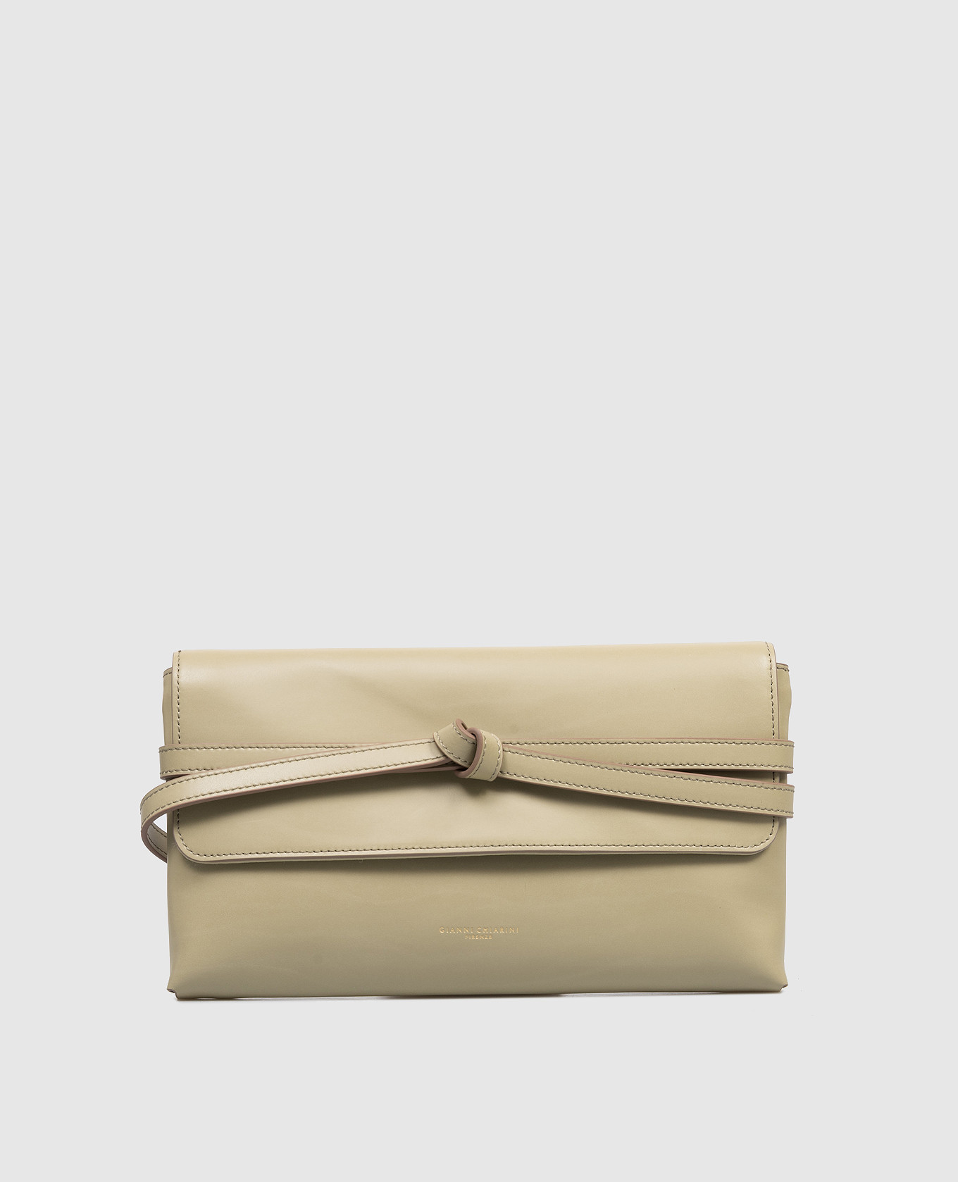 Khaki Belty leather bag