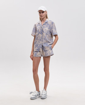 Off-White City Nature linen shorts 2FJ00546B
