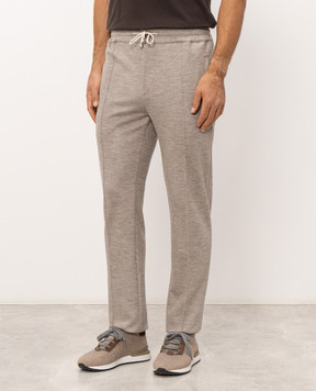 Doriani Cashmere Beige wool pants P214TJ3F18TJ3