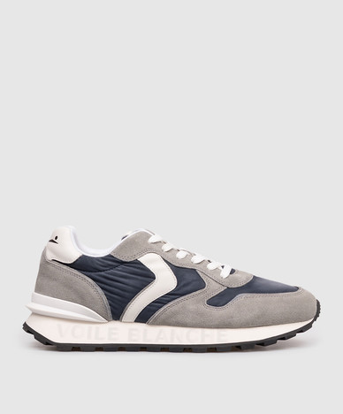 Gray Paris Race combo sneakers