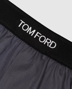 Tom Ford Grey boxer briefs with logo pattern T4LE51100
