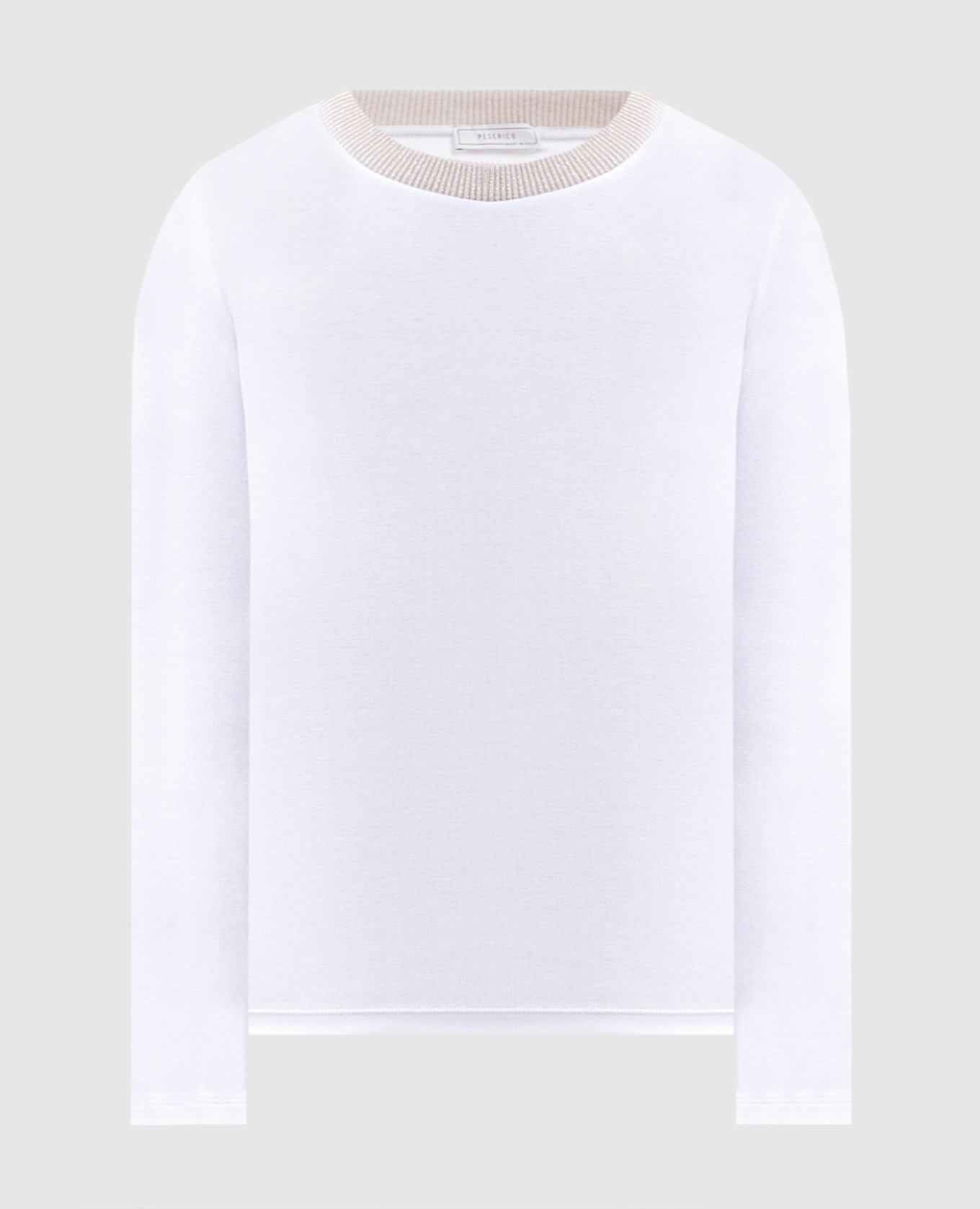 White ribbed long sleeve