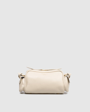 Christian Villa Beige leather bag 06494