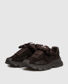 Dolce&Gabbana DG Country Brown Suede Sneakers CS2403A0581