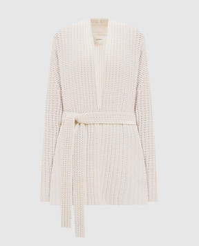 LISA YANG Jacqueline white cashmere cardigan 2026038