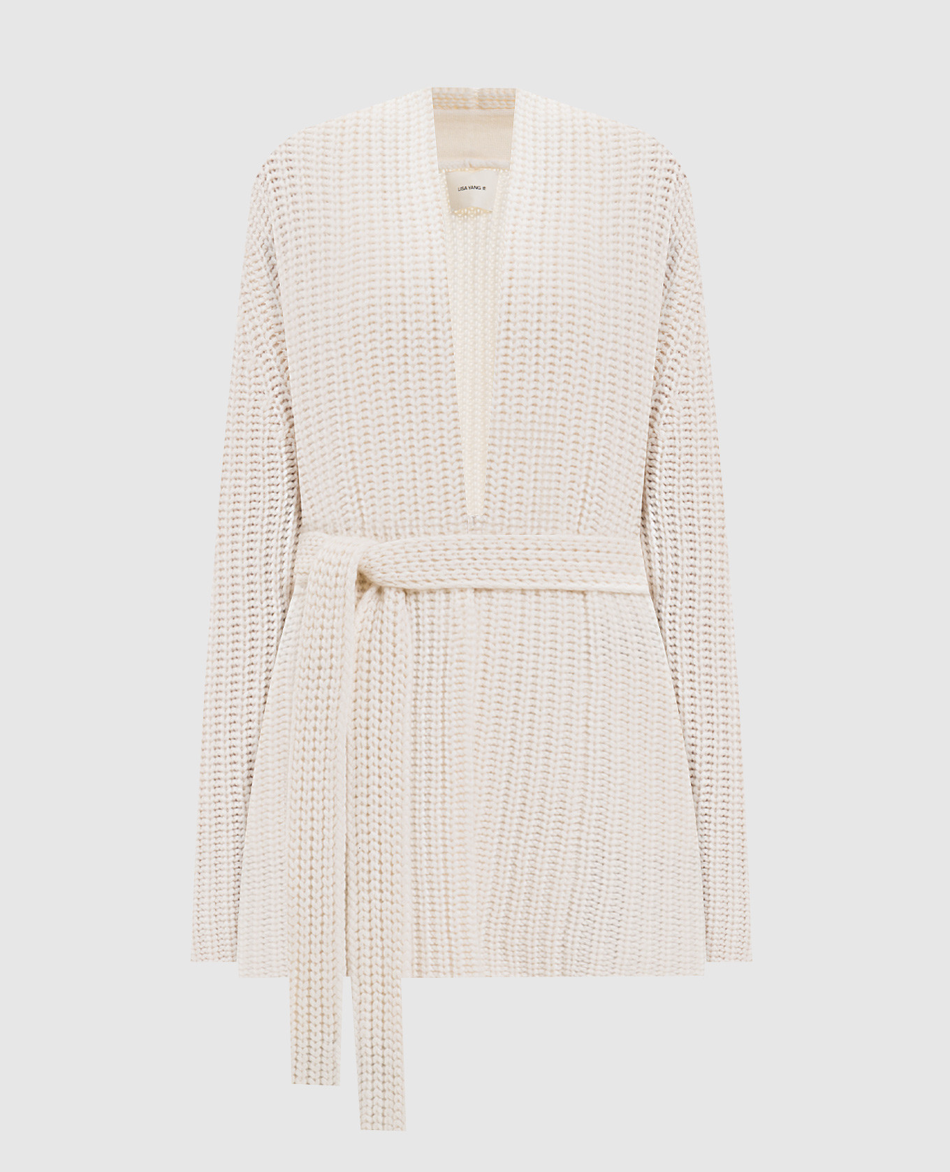 Jacqueline white cashmere cardigan