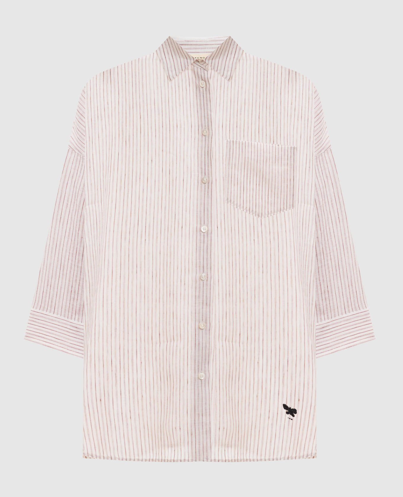 

PANETTO striped linen shirt Max Mara Weekend, White