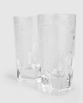 Stefano Ricci Set of crystal glasses with a pattern OCRG01CESEL