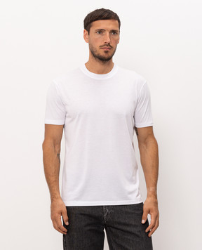 Tom Ford White T-shirt with monogram embroidery JCS004JMT012