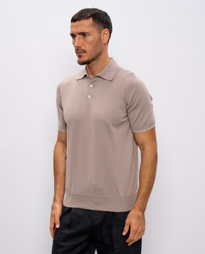 Brunello Cucinelli Beige polo M29800125