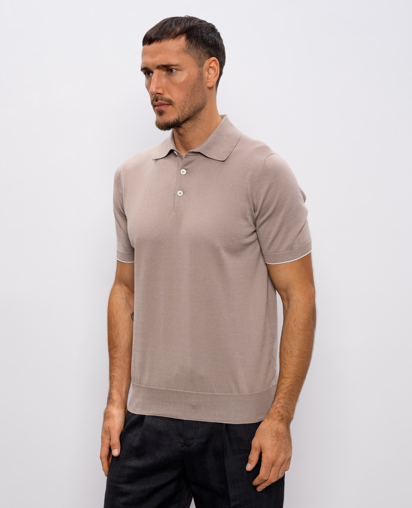 

Beige polo Brunello Cucinelli